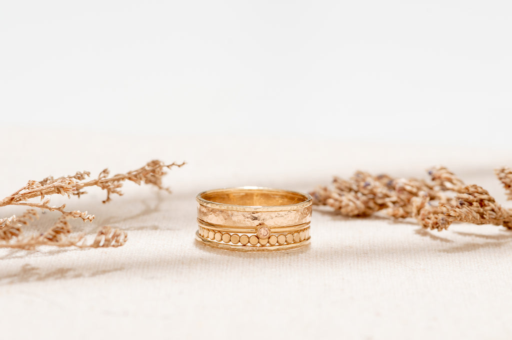 tunisia inspired 14k gold filled ring