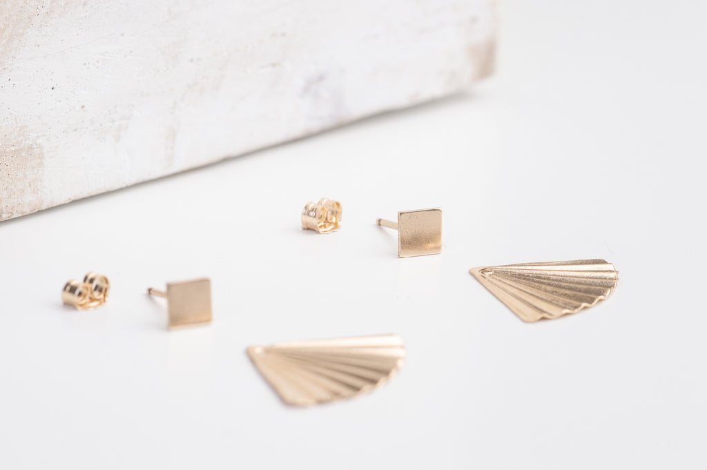 14k gold filled china earrings