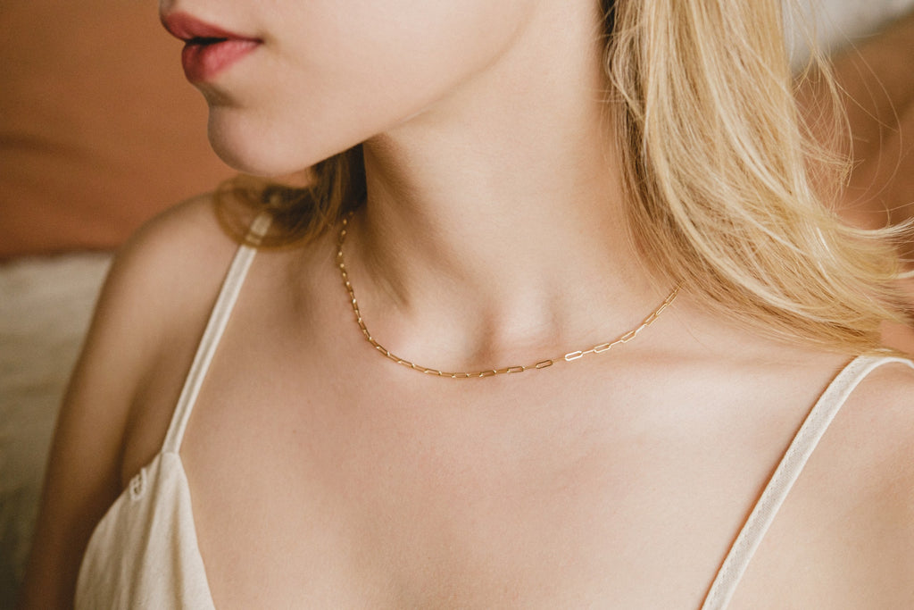 gold filled bali necklace