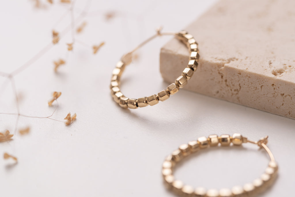hypoallergenic gold filled hoop earrings